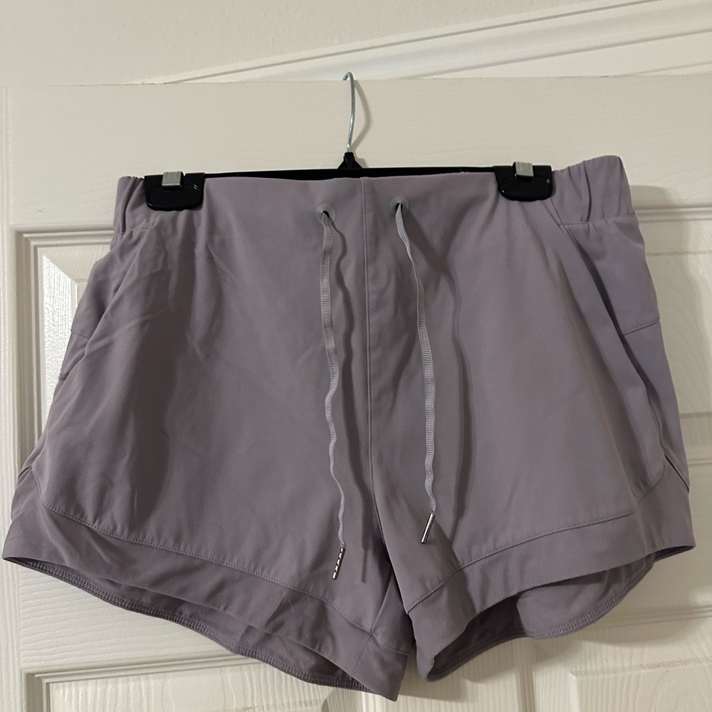 Dusty Lavender High-Rise Shorts | XL